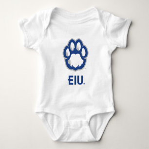 Eastern Illinois Panthers Paw Print & EIU Baby Bodysuit