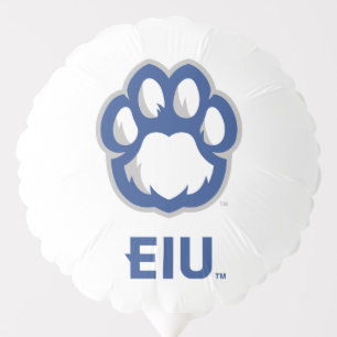 Eastern Illinois Panthers Paw Print & EIU Balloon
