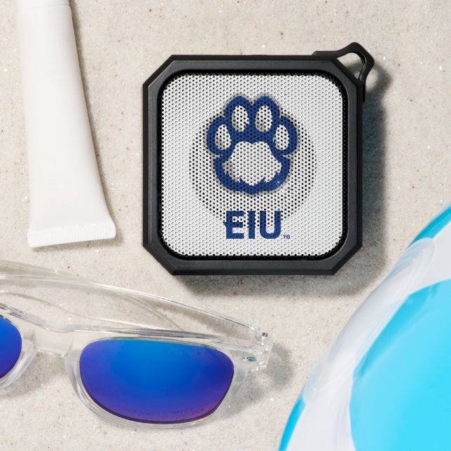 Eastern Illinois Panthers Paw Print & EIU Bluetooth Speaker (Insitu(Beach))