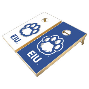 Eastern Illinois Panthers Paw Print & EIU Cornhole Set