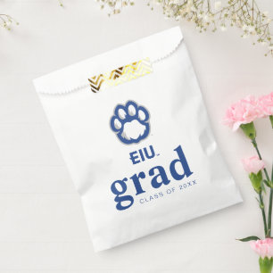 Eastern Illinois Panthers Paw Print & EIU Favor Bag