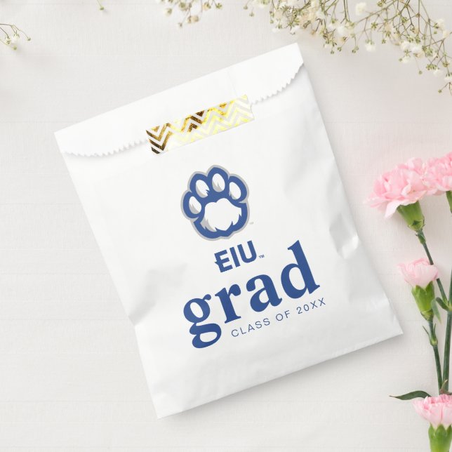 Eastern Illinois Panthers Paw Print & EIU Favor Bag (Sealed)