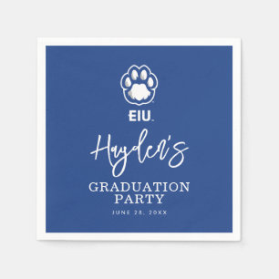 Eastern Illinois Panthers Paw Print & EIU Napkins