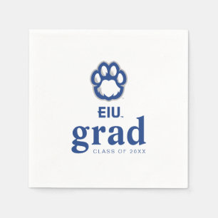 Eastern Illinois Panthers Paw Print & EIU Napkins