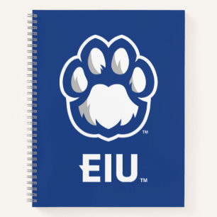 Eastern Illinois Panthers Paw Print & EIU Notebook