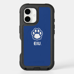 Eastern Illinois Panthers Paw Print & EIU iPhone 16 Case