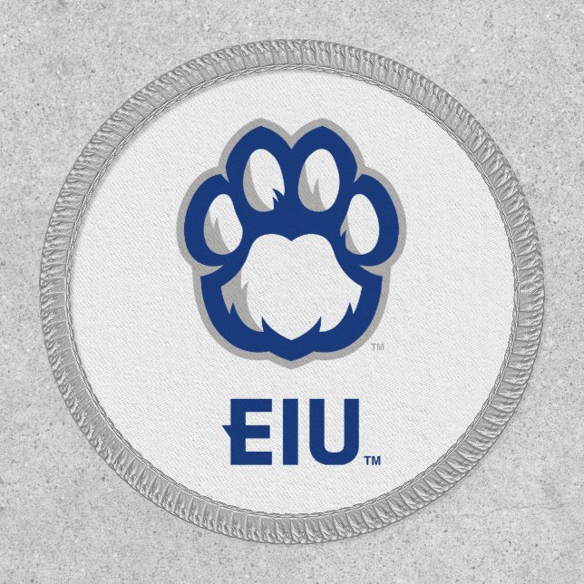 Eastern Illinois Panthers Paw Print & EIU Patch (Front)