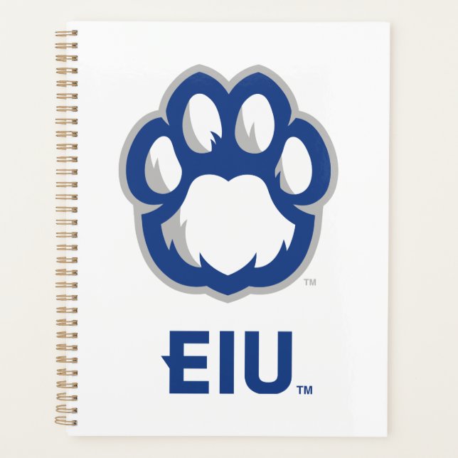Eastern Illinois Panthers Paw Print & EIU Planner (Front)