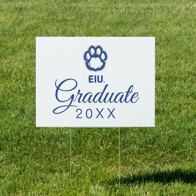 Eastern Illinois Panthers Paw Print & EIU Sign (Insitu)