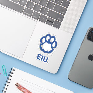 Eastern Illinois Panthers Paw Print & EIU Sticker