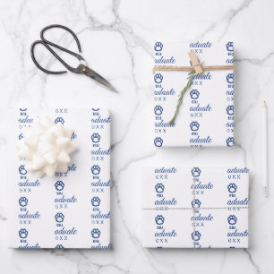 Eastern Illinois Panthers Paw Print & EIU Wrapping Paper Sheets