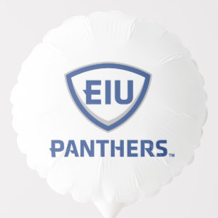 Eastern Illinois Panthers Shield & Wordmark Logo Balloon