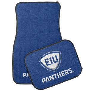 Eastern Illinois Panthers Shield & Wordmark Logo Car Floor Mat