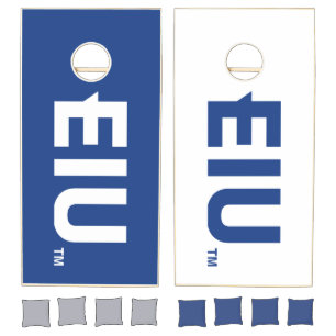 Eastern Illinois Panthers Shield & Wordmark Logo Cornhole Set