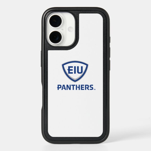 Eastern Illinois Panthers Shield & Wordmark Logo Otterbox iPhone Case (Back)