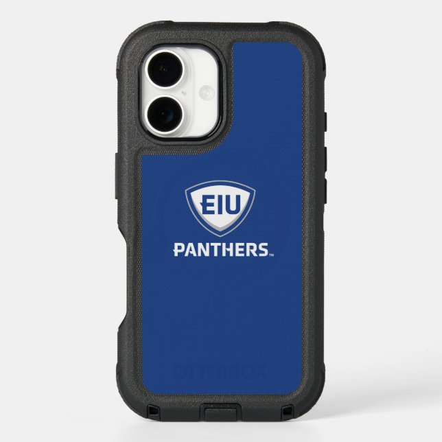 Eastern Illinois Panthers Shield & Wordmark Logo Otterbox iPhone Case (Back)