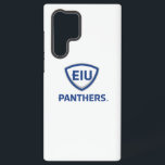 Eastern Illinois Panthers Shield & Wordmark Logo Samsung Galaxy S22 Ultra Case<br><div class="desc">This design combines two key elements representing Eastern Illinois University (EIU). At the top, the acronym "EIU" is displayed in bold, sans-serif letters within a shield-like shape, rendered in blue and gray. This shield symbolizes strength and protection, representing the university's values. Below the shield, the word "PANTHERS" is presented in...</div>