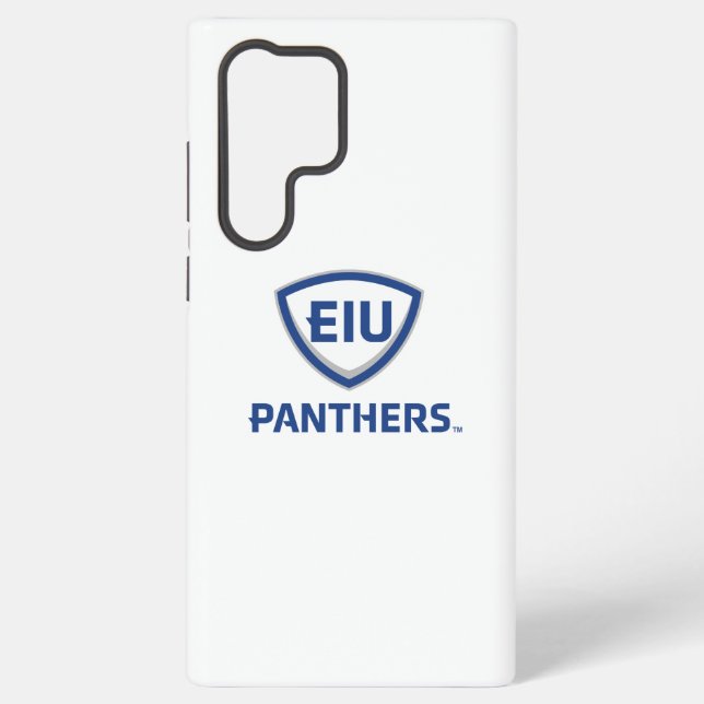 Eastern Illinois Panthers Shield & Wordmark Logo Samsung Galaxy Case (Back)