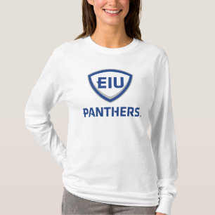 Eastern Illinois Panthers Shield & Wordmark Logo T-Shirt