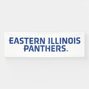 Eastern Illinois Panthers Text Logo Banner