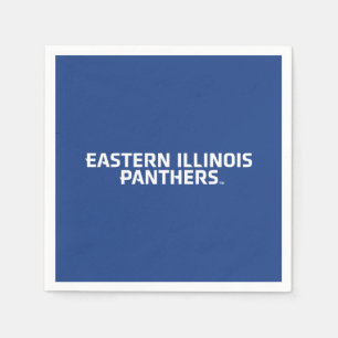Eastern Illinois Panthers Text Logo Napkins