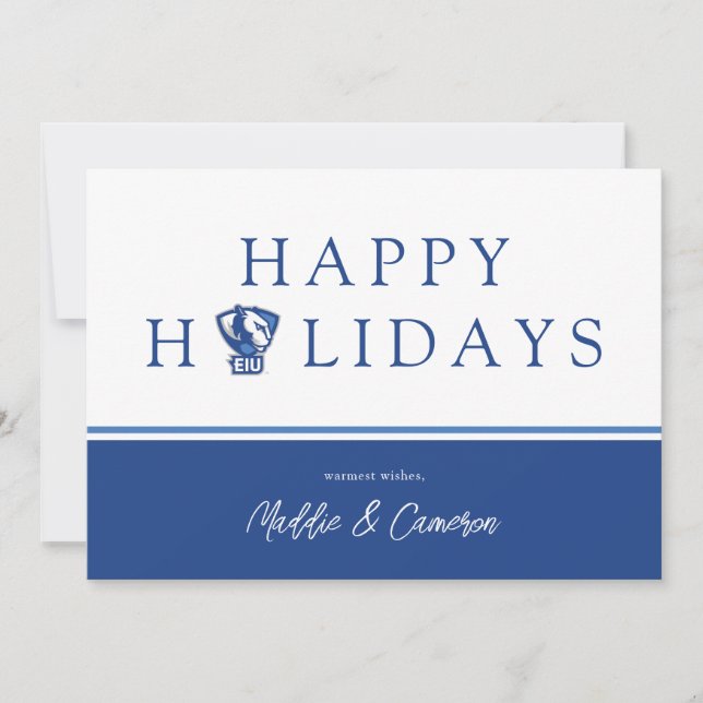 Eastern Illinois University Panthers Logo Announcement (Front)