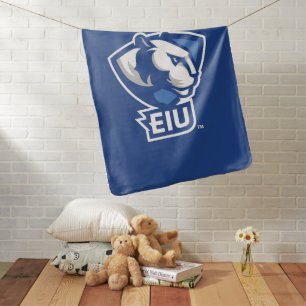 Eastern Illinois University Panthers Logo Baby Blanket