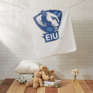Eastern Illinois University Panthers Logo Baby Blanket