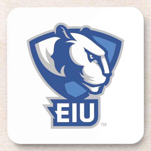 Eastern Illinois University Panthers Logo Beverage Coaster (Front)
