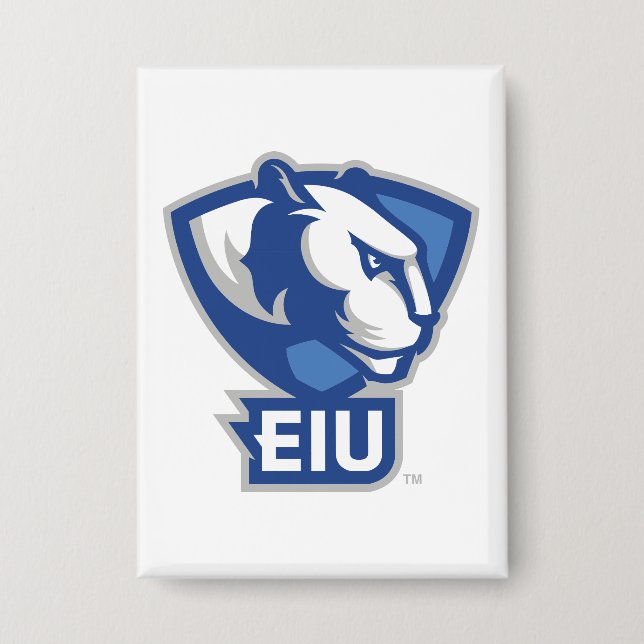 Eastern Illinois University Panthers Logo Button (Front)