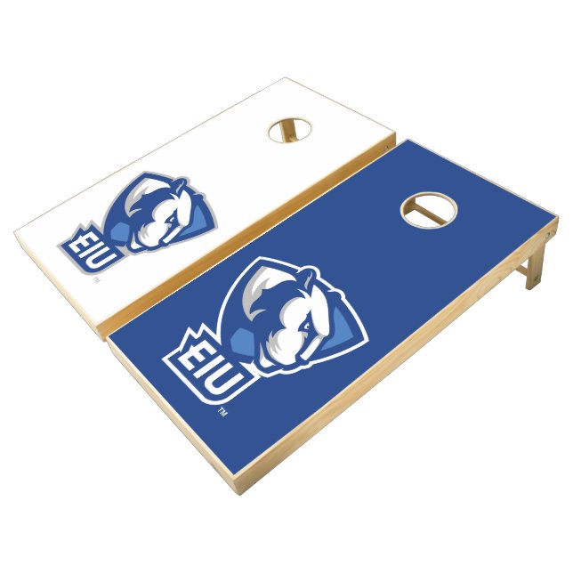 Eastern Illinois University Panthers Logo Cornhole Set (Angled)