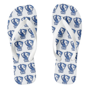Eastern Illinois University Panthers Logo Flip Flops
