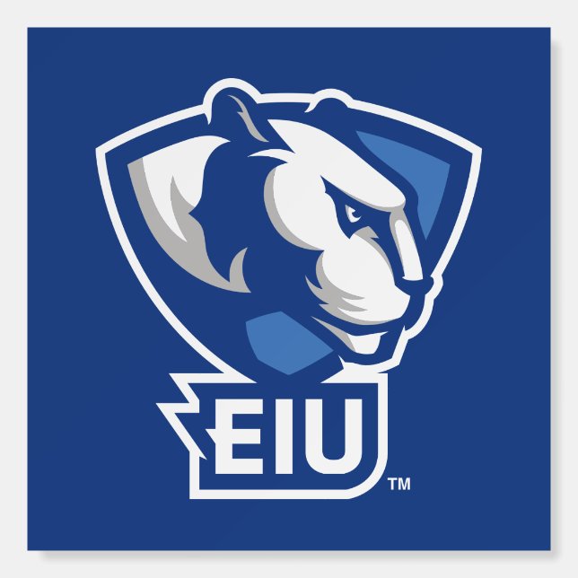 Eastern Illinois University Panthers Logo Foam Board (Front)