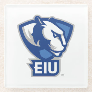 Eastern Illinois University Panthers Logo Glass Coaster