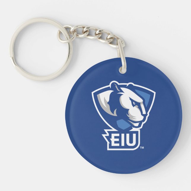 Eastern Illinois University Panthers Logo Keychain (Front)