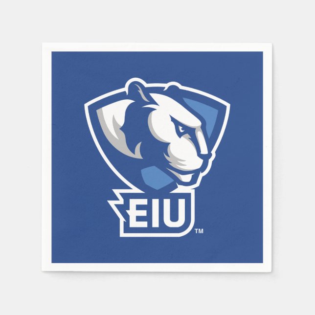 Eastern Illinois University Panthers Logo Napkins (Front)