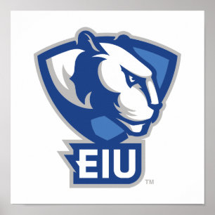 Eastern Illinois University Panthers Logo Poster