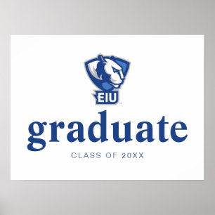 Eastern Illinois University Panthers Logo Poster