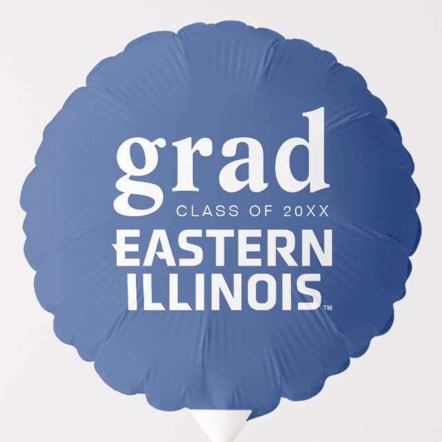Eastern Illinois University Wordmark Logo Balloon (Front)