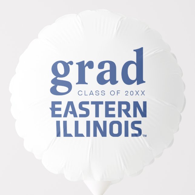 Eastern Illinois University Wordmark Logo Balloon (Front)