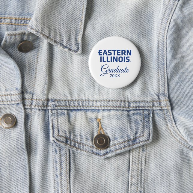 Eastern Illinois University Wordmark Logo Button (In Situ)