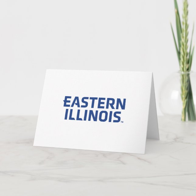 Eastern Illinois University Wordmark Logo Card (Front)