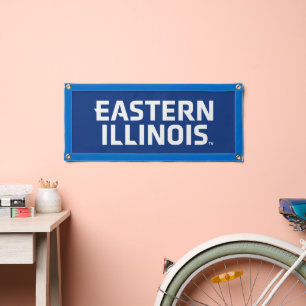 Eastern Illinois University Wordmark Logo Pennant