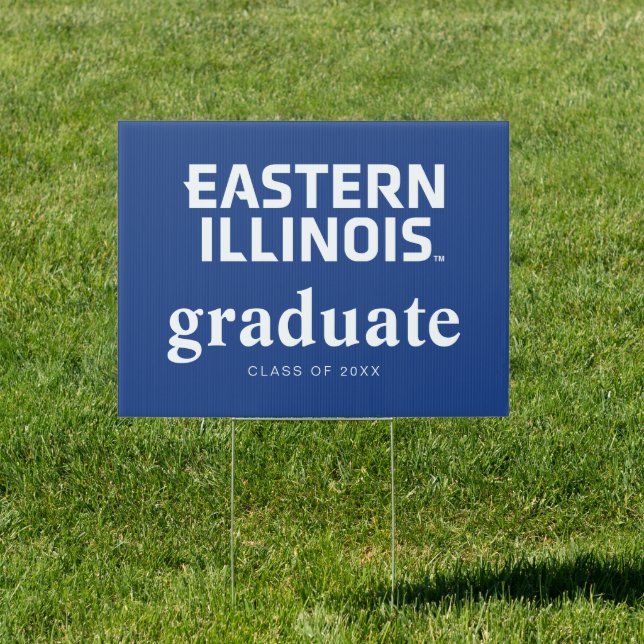 Eastern Illinois University Wordmark Logo Sign (Insitu)