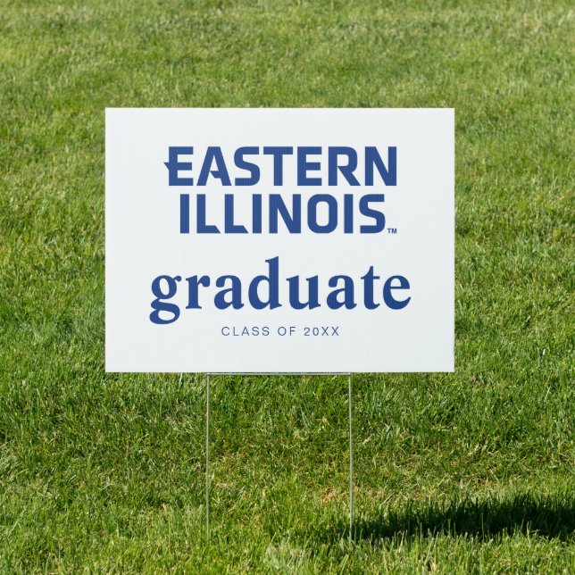 Eastern Illinois University Wordmark Logo Sign (Insitu)