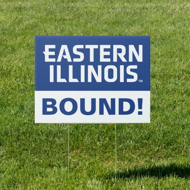 Eastern Illinois University Wordmark Logo Sign (Insitu)