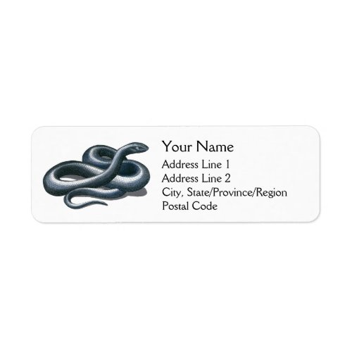 Eastern Indigo Snake Address Labels