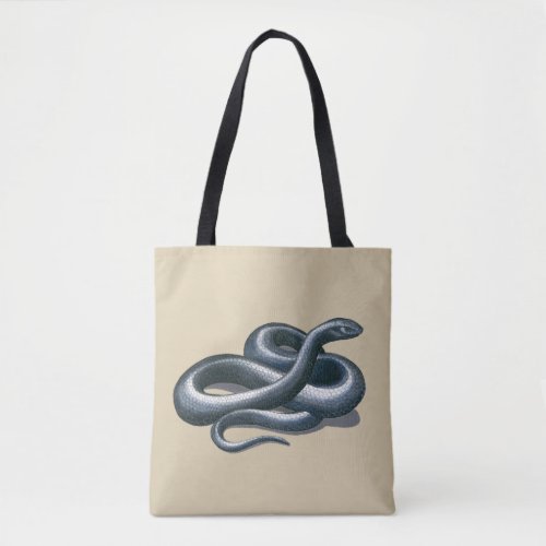 Eastern Indigo Snake Art Tote Bag