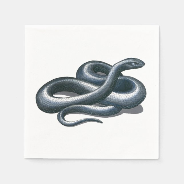 Eastern Indigo Snake Napkins (Front)