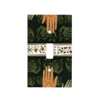 Eastern Inspired Yoga Room Light Switch Cover
